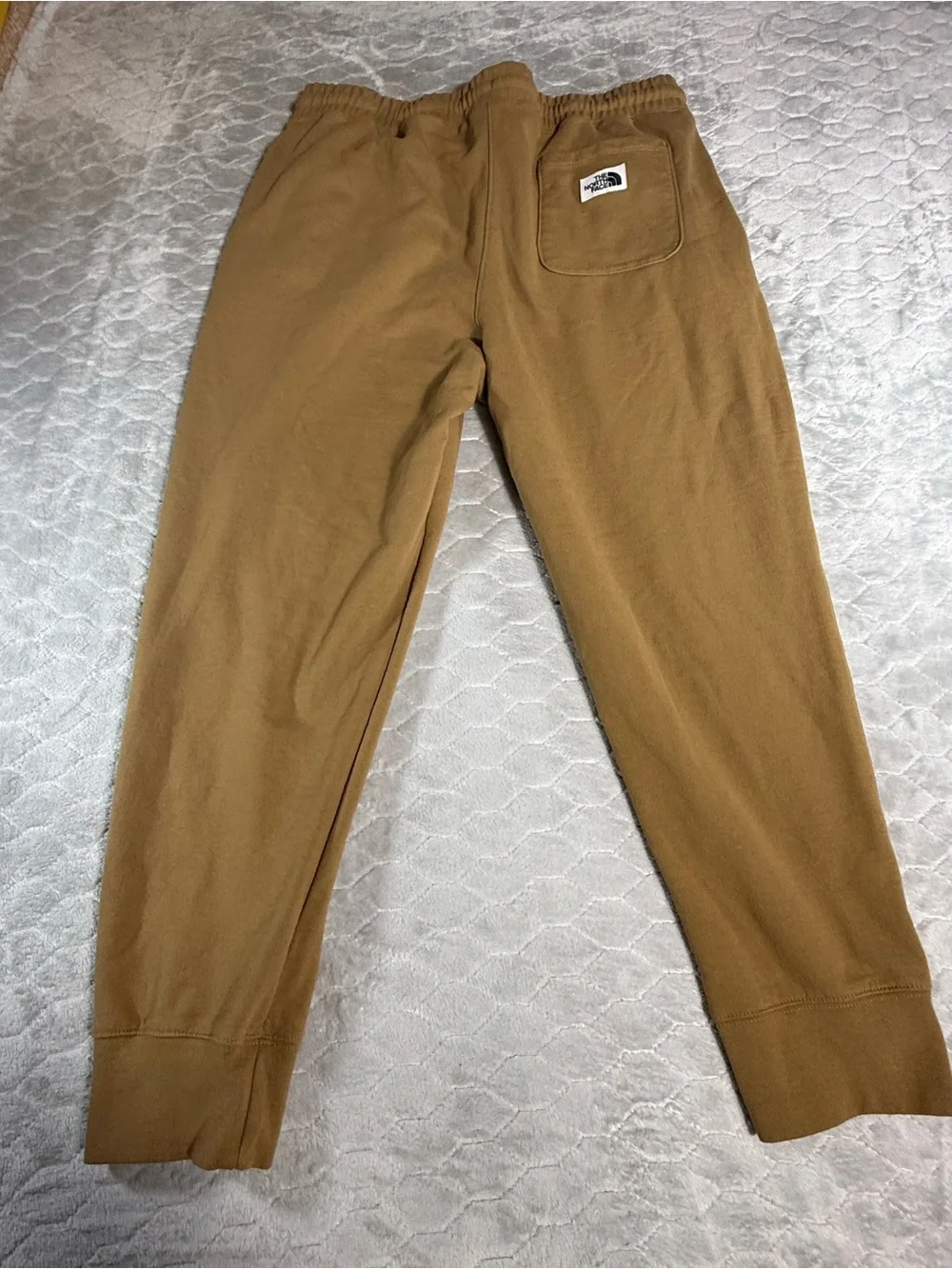 The North Face Fleece Joggers Men’s XXL Tan Cotton Blend Sweatpants